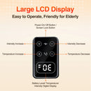 Electric Heated Knee Massager – Vibration Pain Relief Pad